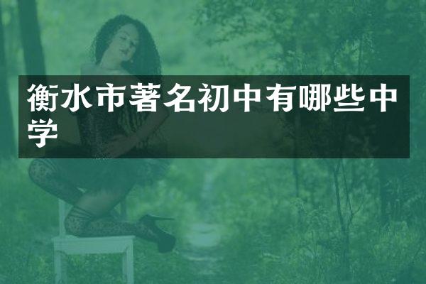 衡水市著名初中有哪些中学