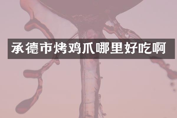承德市烤鸡爪哪里好吃啊