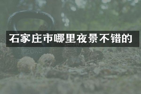 石家庄市哪里夜景不错的