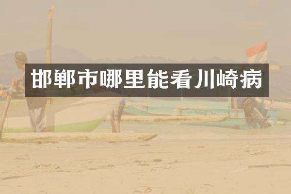 邯郸市哪里能看川崎病