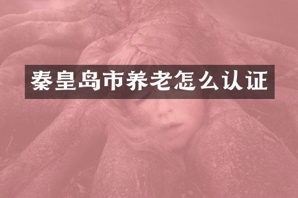 秦皇岛市养老怎么认证