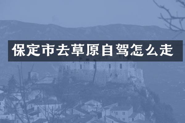 保定市去草原自驾怎么走