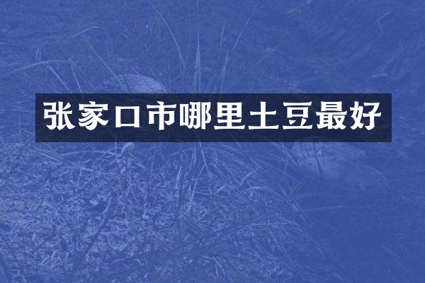 张家口市哪里土豆最好