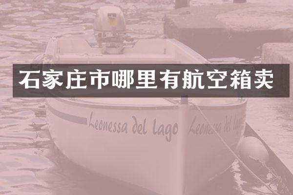 石家庄市哪里有航空箱卖