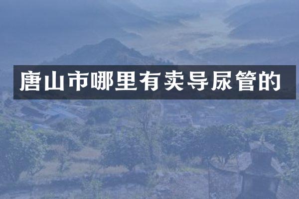 唐山市哪里有卖导尿管的