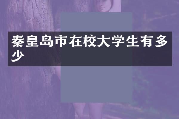 秦皇岛市在校大学生有多少