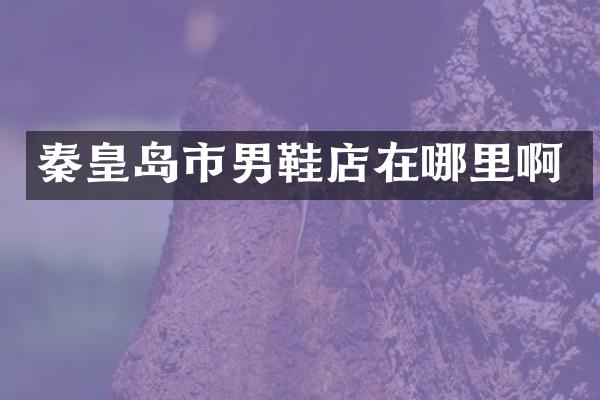 秦皇岛市男鞋店在哪里啊