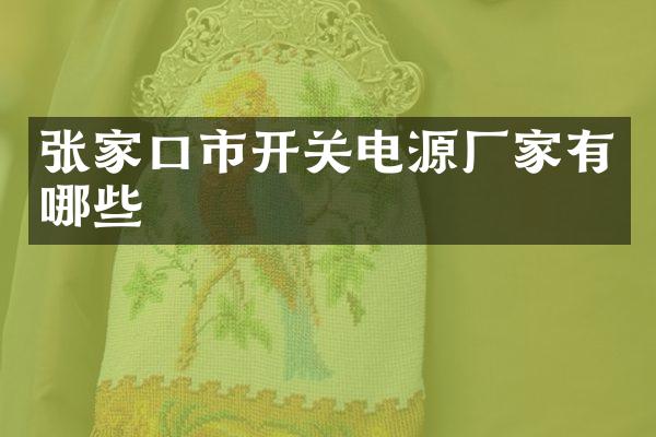 张家口市开关电源厂家有哪些