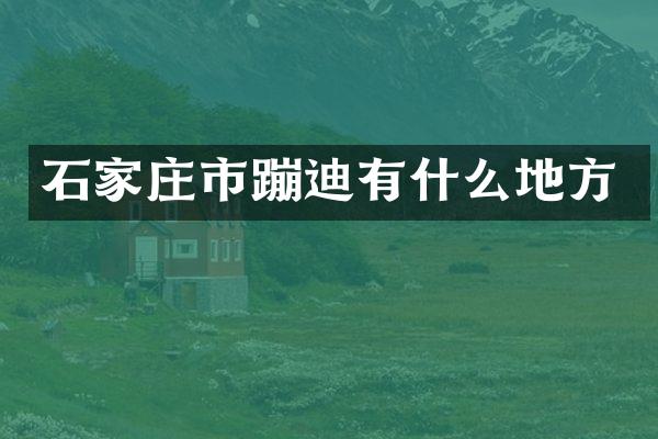 石家庄市蹦迪有什么地方