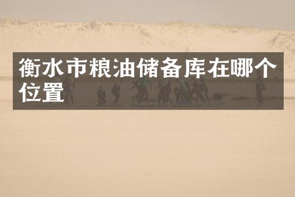 衡水市粮油储备库在哪个位置