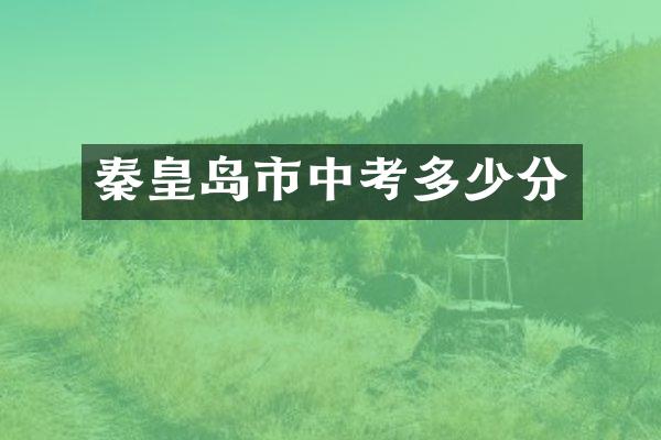 秦皇岛市中考多少分