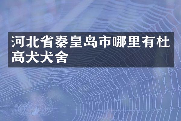 河北省秦皇岛市哪里有杜高犬犬舍