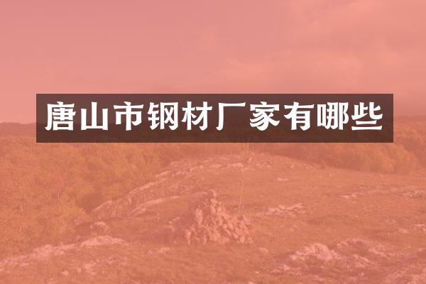 唐山市钢材厂家有哪些
