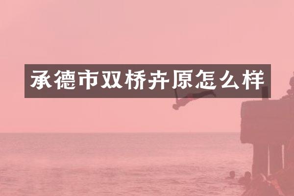 承德市双桥卉原怎么样