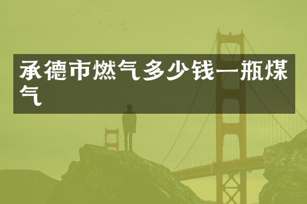 承德市燃气多少钱一瓶煤气