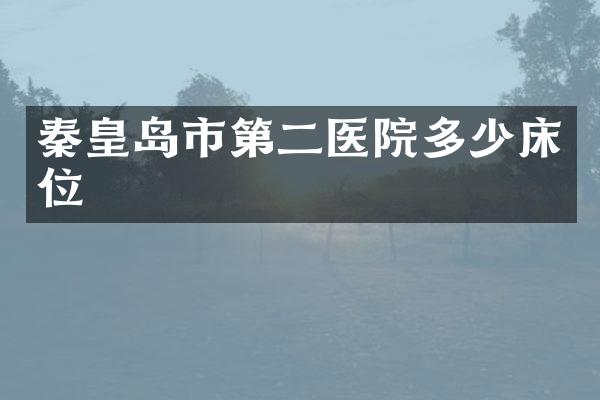 秦皇岛市第二医院多少床位