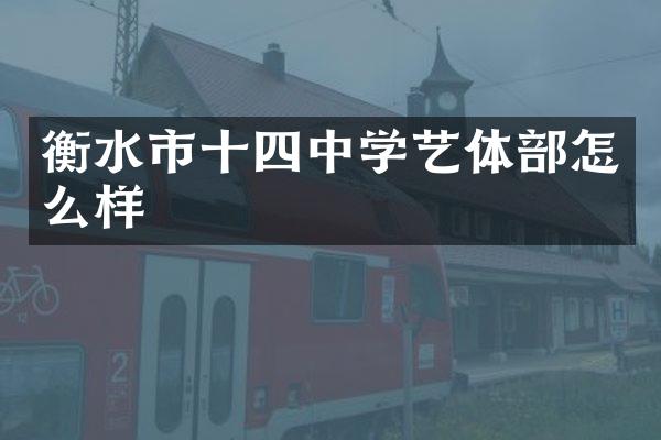 衡水市十四中学艺体部怎么样