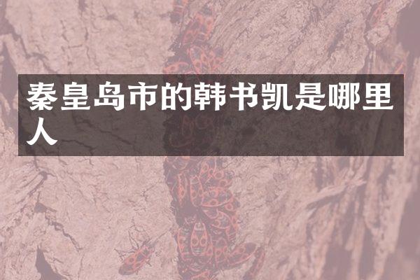 秦皇岛市的韩书凯是哪里人