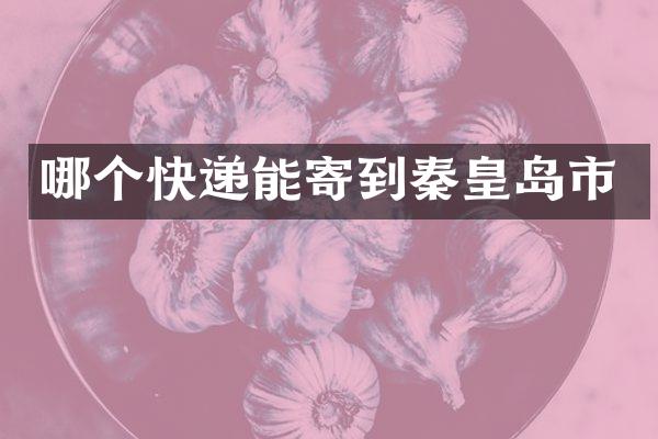 哪个快递能寄到秦皇岛市