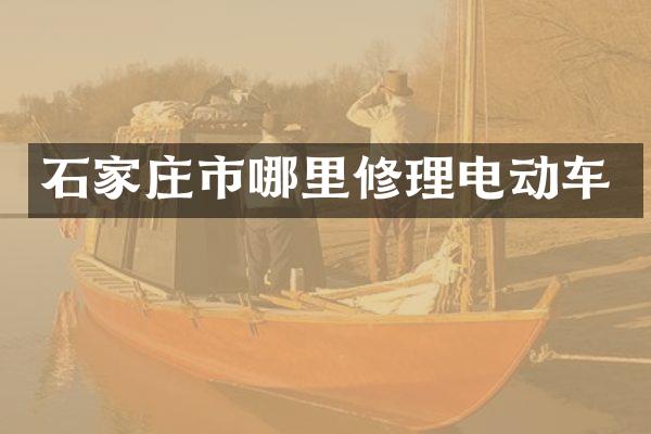 石家庄市哪里修理电动车