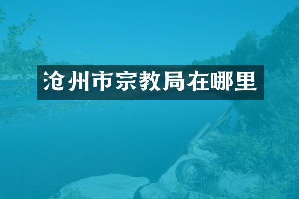 沧州市宗教局在哪里