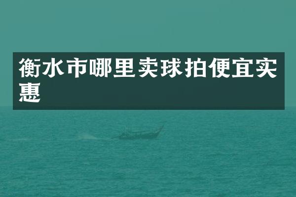 衡水市哪里卖球拍便宜实惠