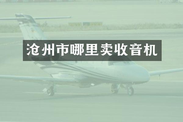 沧州市哪里卖收音机