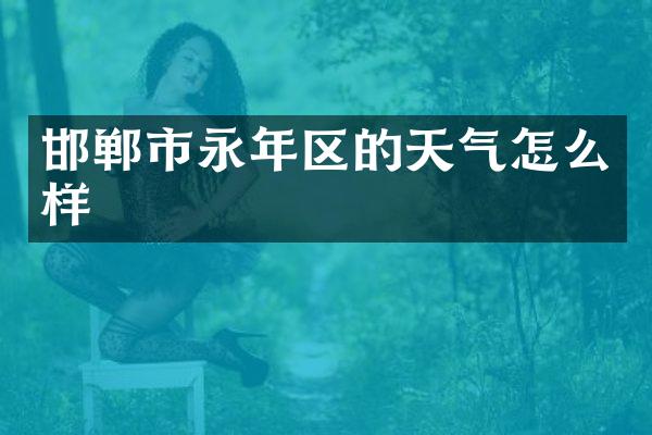 邯郸市永年区的天气怎么样