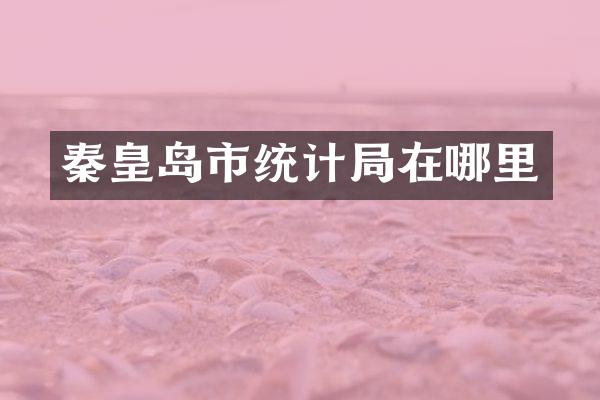 秦皇岛市统计局在哪里