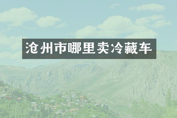 沧州市哪里卖冷藏车