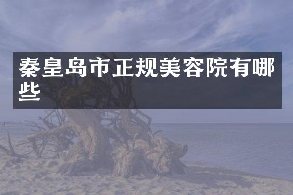 秦皇岛市正规美容院有哪些