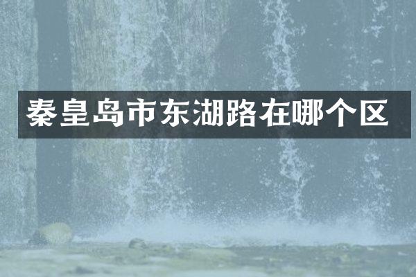 秦皇岛市东湖路在哪个区