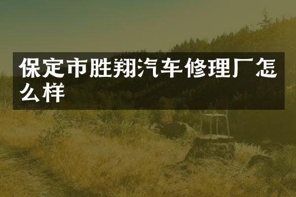 保定市胜翔汽车修理厂怎么样