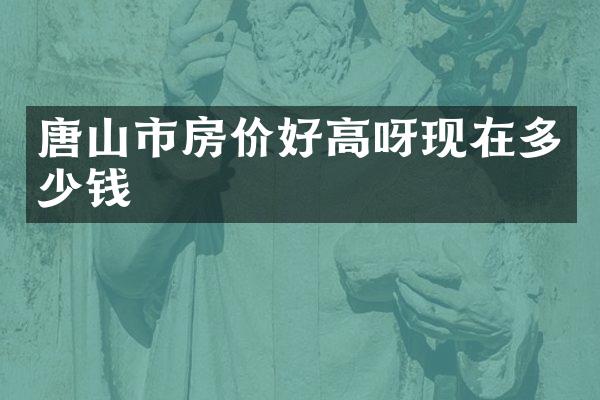 唐山市房价好高呀现在多少钱