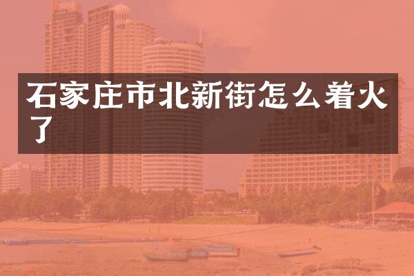 石家庄市北新街怎么着火了