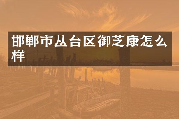 邯郸市丛台区御芝康怎么样