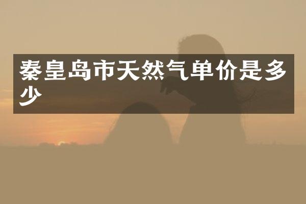 秦皇岛市天然气单价是多少