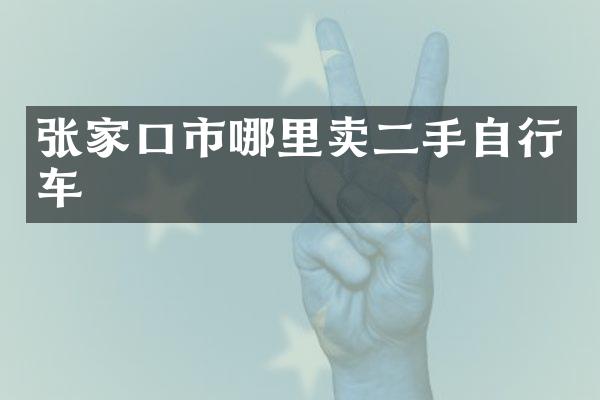 张家口市哪里卖二手自行车