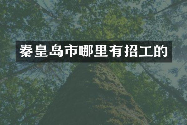 秦皇岛市哪里有招工的