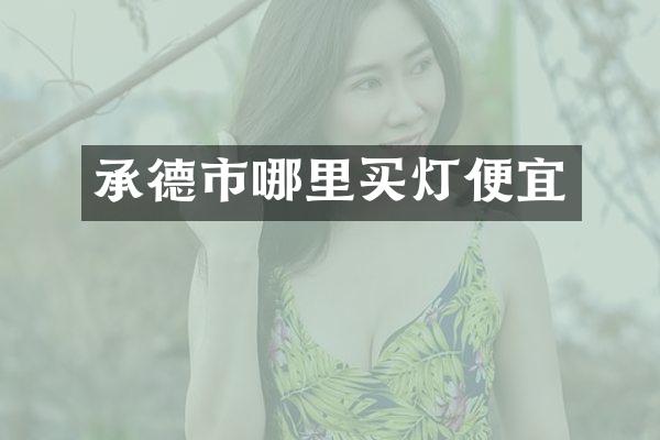 承德市哪里买灯便宜