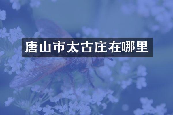 唐山市太古庄在哪里