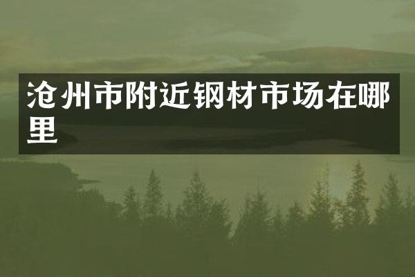 沧州市附近钢材市场在哪里