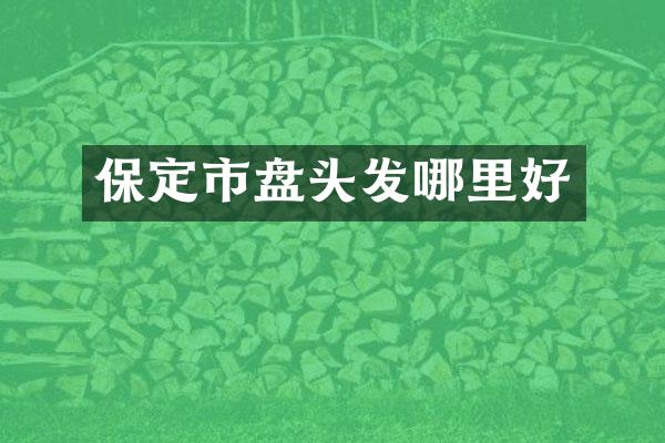保定市盘头发哪里好