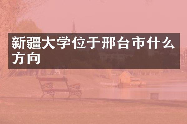 新疆大学位于邢台市什么方向
