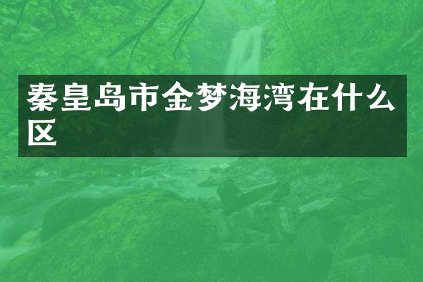秦皇岛市金梦海湾在什么区
