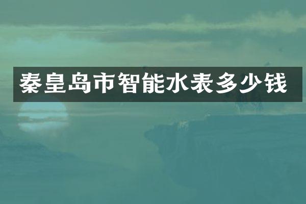 秦皇岛市智能水表多少钱
