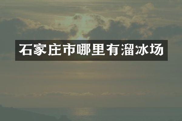 石家庄市哪里有溜冰场