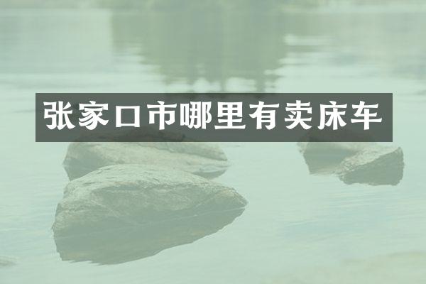 张家口市哪里有卖床车