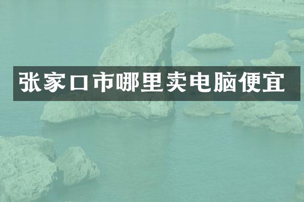 张家口市哪里卖电脑便宜