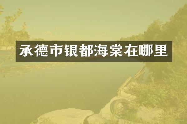 承德市银都海棠在哪里